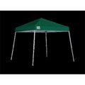 Quik Shade Quik Shade 157374DS WE64 10 x 10 ft. Slant Leg Canopy; Green Cover - Silver Frame 157374DS